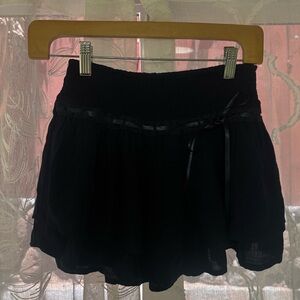 Hollister Ruffle String Tie Skirt